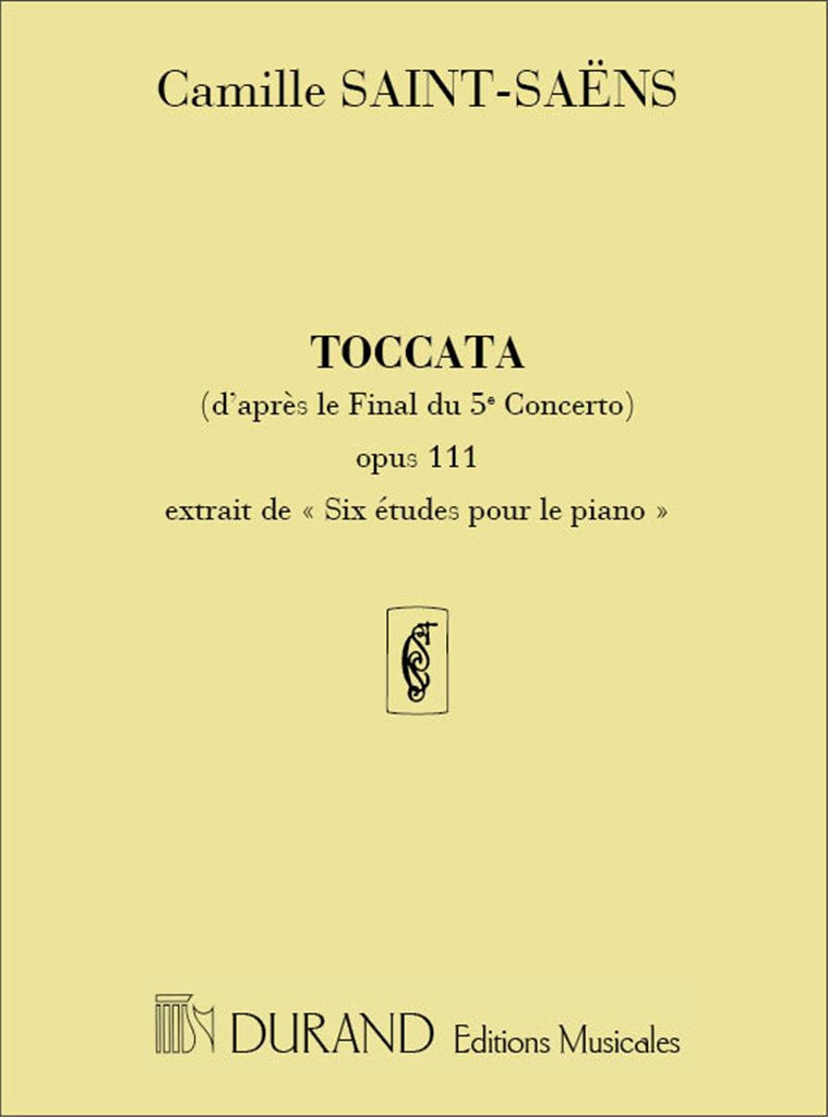 Toccata Op 111 N 6 Piano (D'Apres Le 5 Concerto)